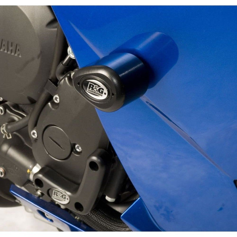 Load image into Gallery viewer, R&amp;G Racing Black Aero Style Crash Protection Bobbins For 2015-2016 Yamaha Diversion XJ6 SF - FZ6R
