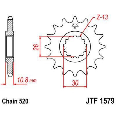 Front & Rear Sprocket Kit for YAMAHA YZF R1-520 Chain Conversion 98-03