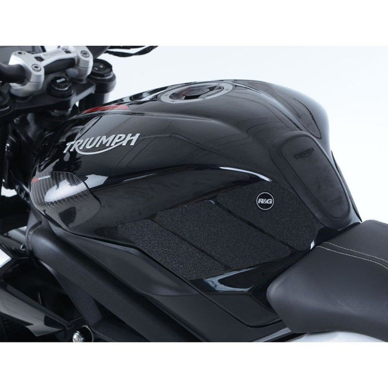 Load image into Gallery viewer, R&amp;G Racing Clear Tank Traction Grip For 2013-2016 Triumph Daytona 675 ABS
