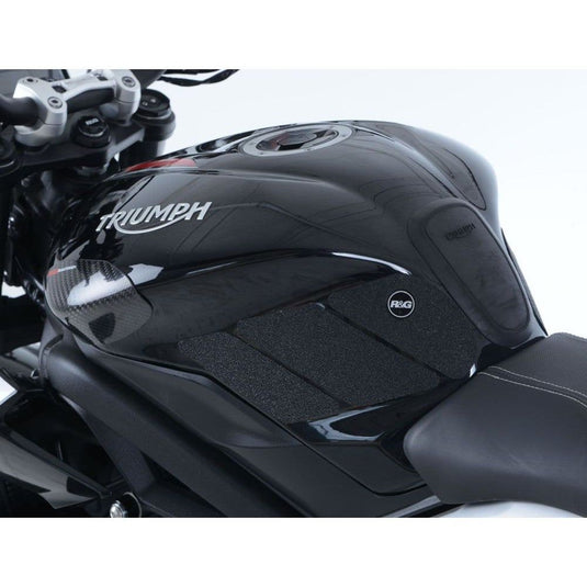 R&G Racing Clear Tank Traction Grip For 2013-2016 Triumph Daytona 675 ABS