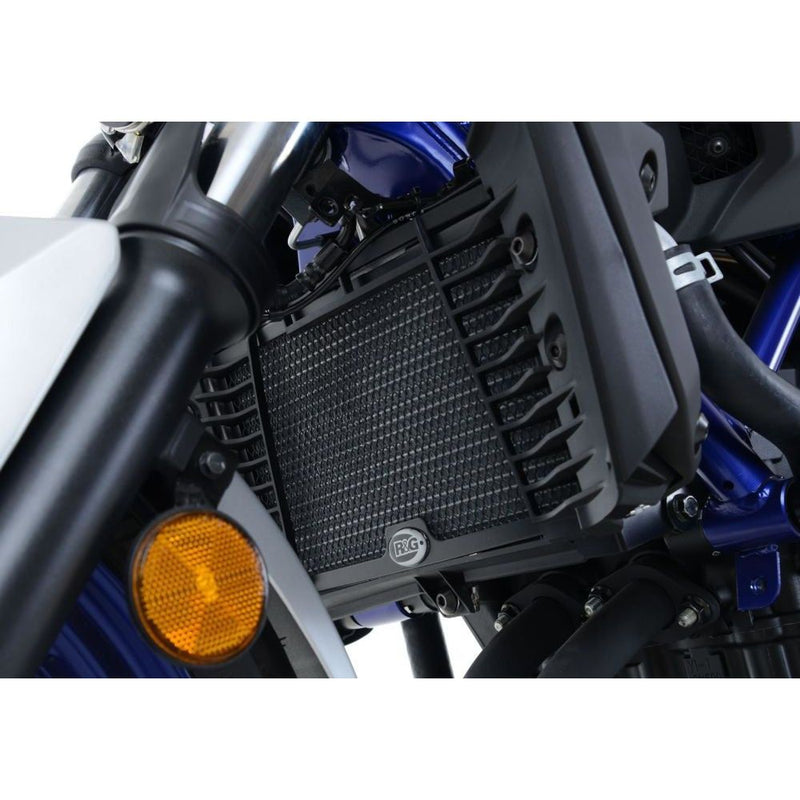 Load image into Gallery viewer, R&amp;G Racing Black Aluminum Radiator Guard For 2016-2024 Yamaha MT-03
