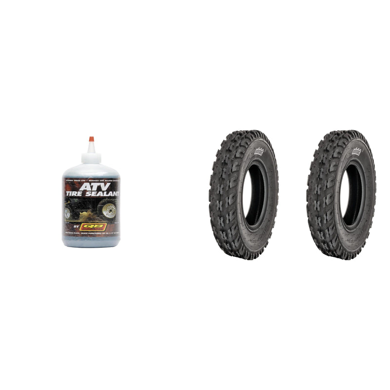 Load image into Gallery viewer, Set of 2 ITP Holeshot XCR Front Tires 21x7-10 6-ply with QUADBOSS Sealant
