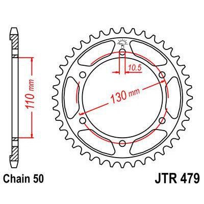 Front & Rear Sprocket Kit for YAMAHA FZ1-2D1,1CA-USA 01-05 JT Sprockets