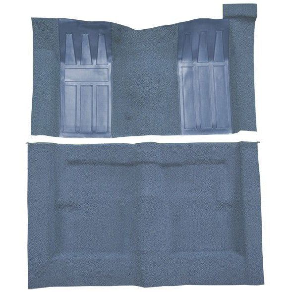 ACC Replacement Carpet Kit For 1969-1971 Ford Torino GT 2DR Hardtop Auto with 2 Medium Blue Inserts - CHOOSE COLOR