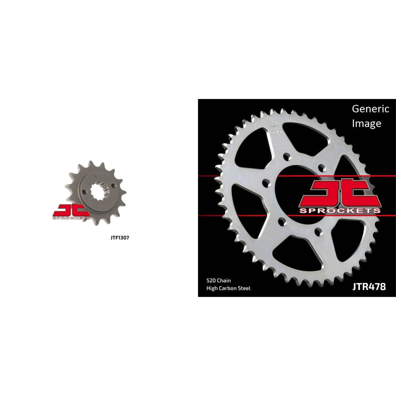 Load image into Gallery viewer, Front &amp; Rear Sprocket Kit for Street KAWASAKI ZX600 Ninja ZX-6RR 2005-2006
