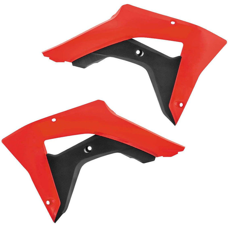 Load image into Gallery viewer, Acerbis Red/Black Radiator Shrouds for Honda - 2645451018
