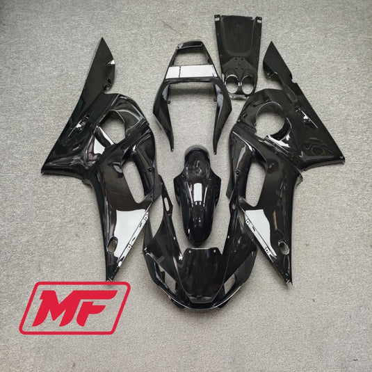 Monster Fairings Full Kit Yamaha YZF R6 98-02 Gloss Black + Windshield + Gas Tank Cover