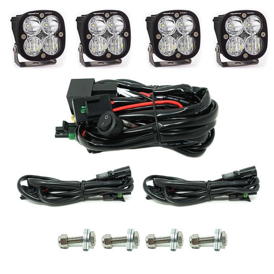Baja Designs Grille Light Kit Squadron Sport Series Driving/Combo Pattern Clear Lens 447609