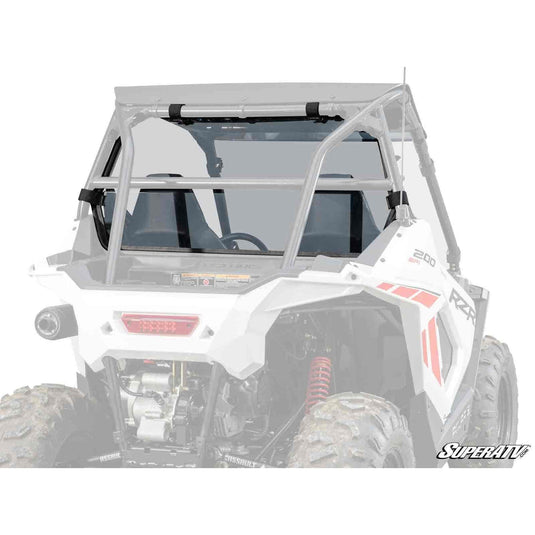 SuperATV Polaris RZR 200 Rear Windshield RWS-P-RZR200-76