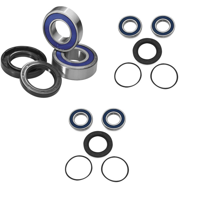QUADBOSS Front and Rear Wheel Bearing Kits for Polaris Magnum 425 2x4 1995-1998