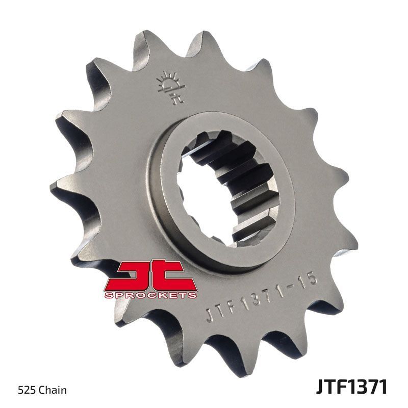 Load image into Gallery viewer, JT Sprockets Front Steel Countershaft Sprocket 15 Tooth 15T 525 Chain For Honda CBF600 S-6,7 Cowl ABS 2006-2007 JTF1371.15
