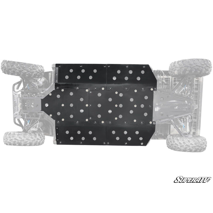 SuperATV Polaris Ranger Midsize 570 Crew Full Skid Plate FSP-P-RANMID4