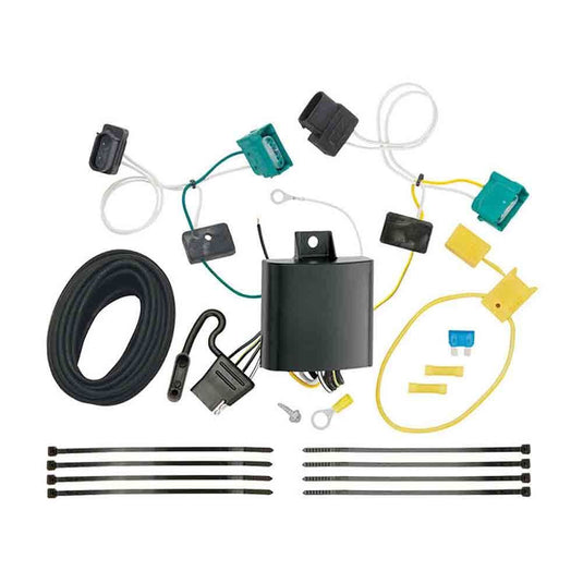 Rigid Hitch (R3-0872-1KBW) Class III 2 Inch Receiver Trailer Hitch Bundle - Includes Ball Mount and Custom Wiring Harness - fits 2018-2021 Chevrolet Equinox (Except Premier)