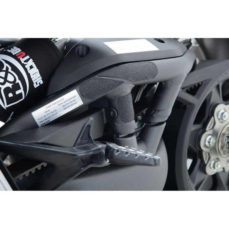 Load image into Gallery viewer, R&amp;G Racing Black Boot Guard Kit For 2016-2020 Ducati XDiavel
