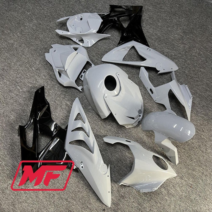 Monster Fairings Full Kit BMW S1000RR 09-14 Cement Grey and Black + Windshield + Gas Tank Cover