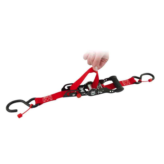 Pair of Sliding Ratchet Tie-Down Straps