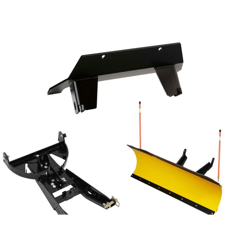 Load image into Gallery viewer, Denali Black UTV Snow Plow Kit For John Deere Gator XUV 855D 2011-2019
