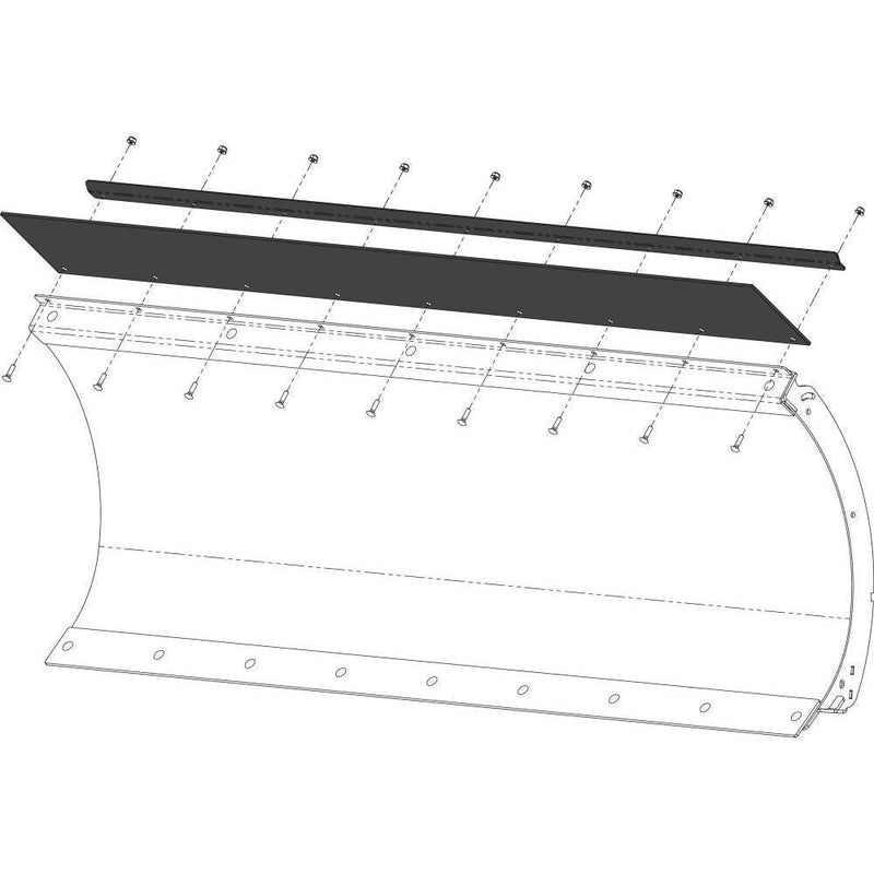 Load image into Gallery viewer, KFI 72in Snow Flap Kit 105290
