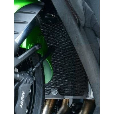 Load image into Gallery viewer, R&amp;G Racing Black Aluminum Radiator Guard For 2007-2018 Kawasaki GTR1400 Concours
