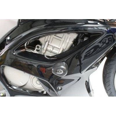 Load image into Gallery viewer, R&amp;G Racing Black Aero Style Crash Protection Bobbins For 2008-2009 Honda CBF1000 GT Faired

