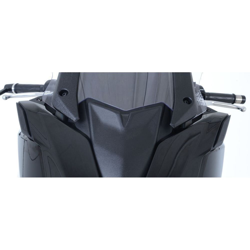 R&G Racing Black Mirror Delete Blanking Plates For 2012-2018 Yamaha TMAX XP530