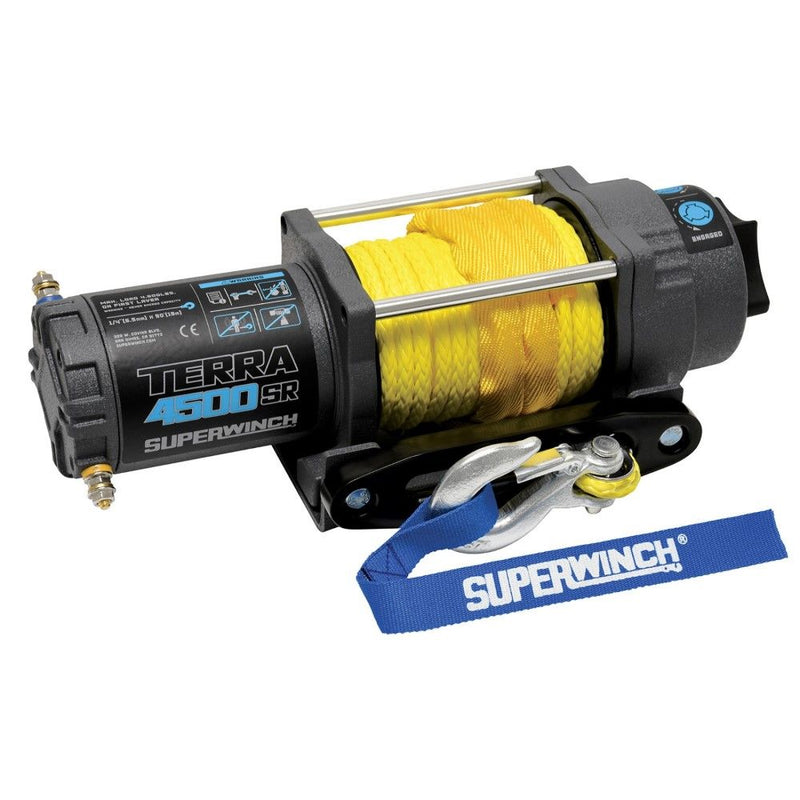 Load image into Gallery viewer, Superwinch Terra 4500SR 12V Synthetic Rope Winch
