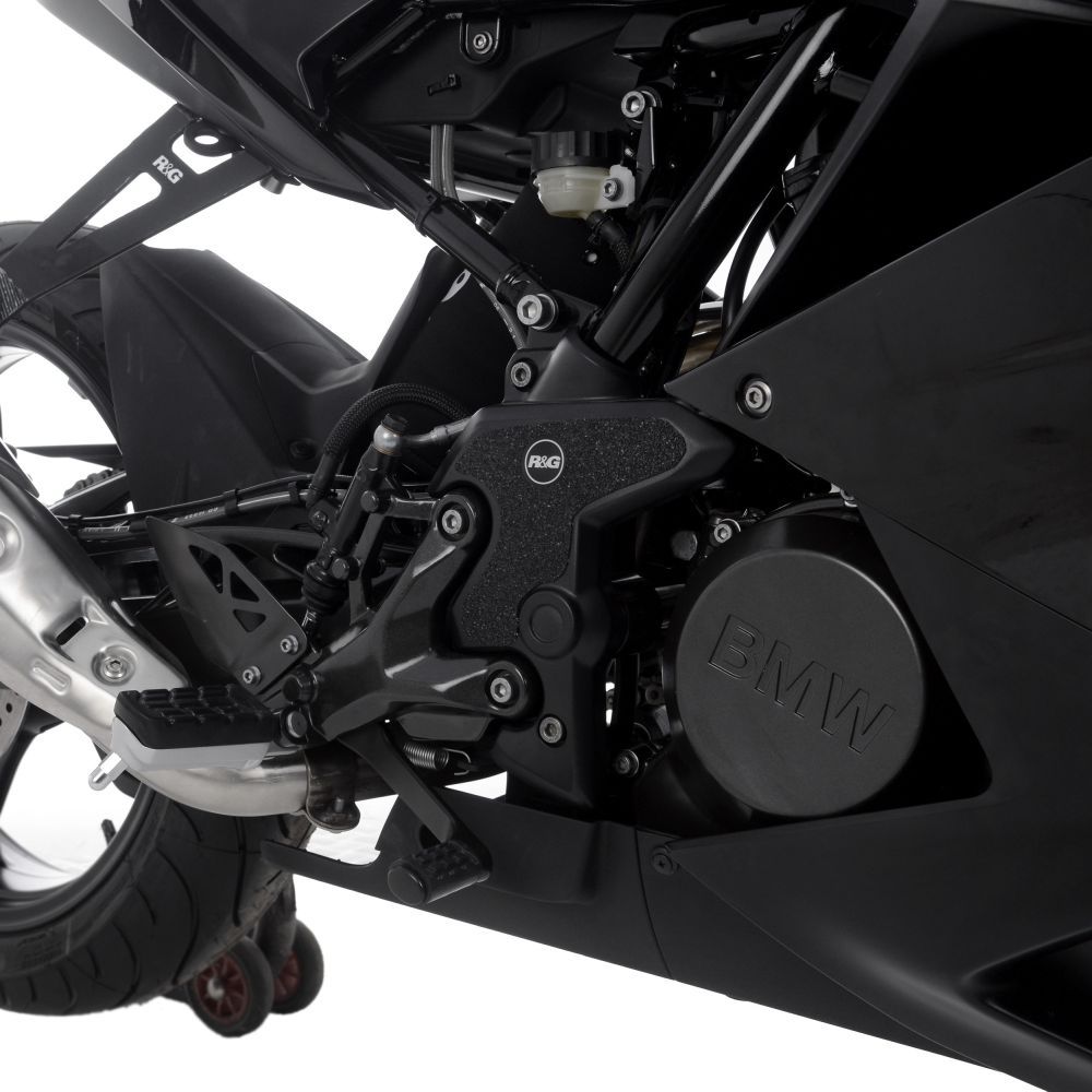 R&G Racing Black Boot Guard Kit For 2022-2024 BMW G310RR