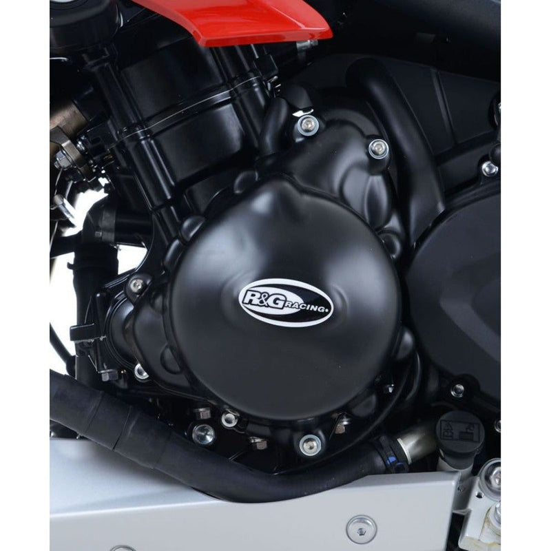 Load image into Gallery viewer, R&amp;G Racing Black Engine Case Covers LHS For 2016-2024 Triumph Street Triple Rx
