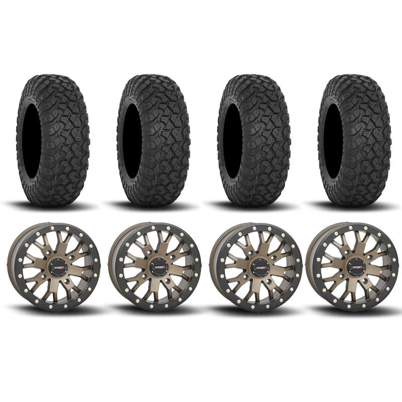 Load image into Gallery viewer, System 3 SB-4 Beadlock Bronze 15" Wheels And RT320 Tires [32x10R-15]
