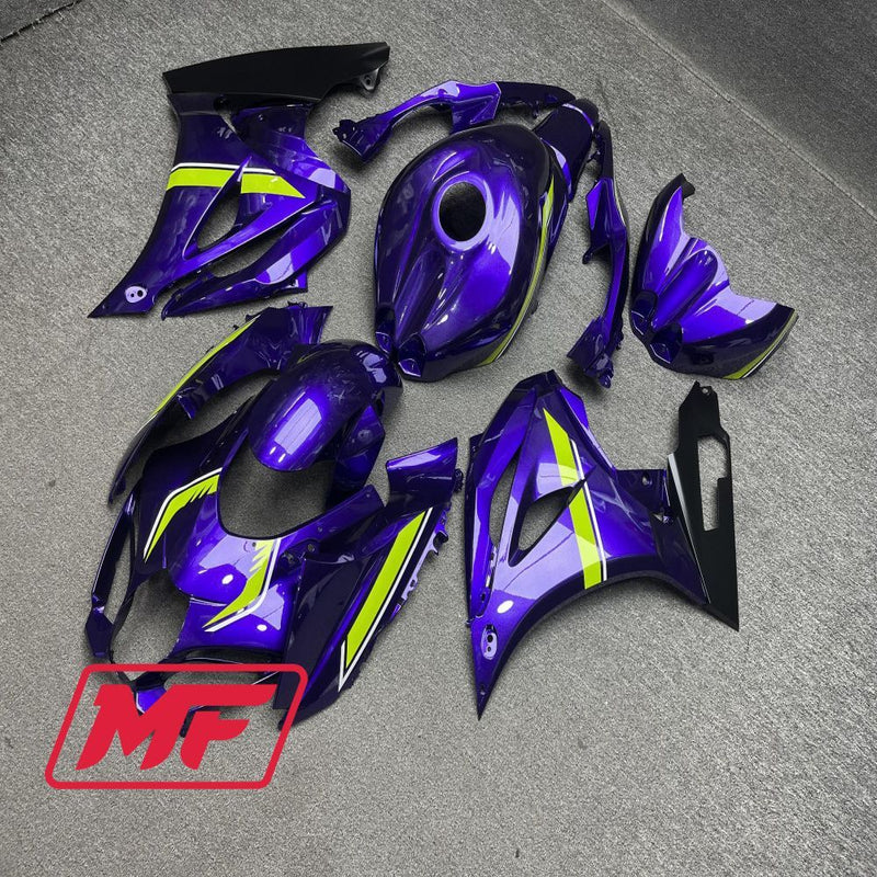 Load image into Gallery viewer, Monster Fairings Full Kit Suzuki GSXR1000 17-24 Matte Light Purple + Windshield + Gas Tank Cover
