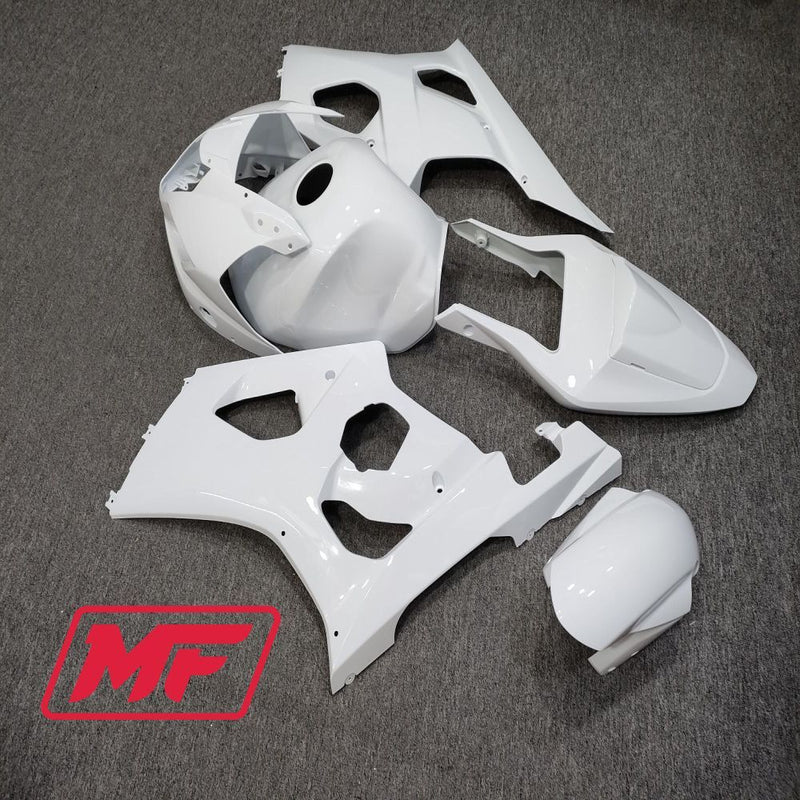 Load image into Gallery viewer, Monster Fairings Full Kit Suzuki GSXR1000 03-04 Gloss White + Windshield + Gas Tank Cover
