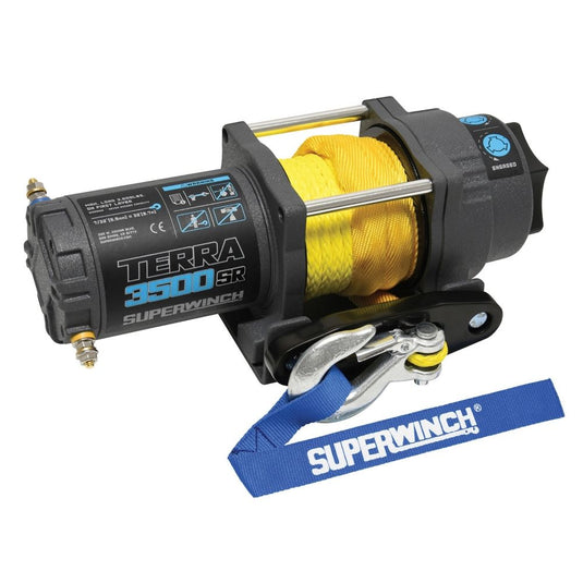 Superwinch Terra 3500SR 12V Synthetic Rope Winch