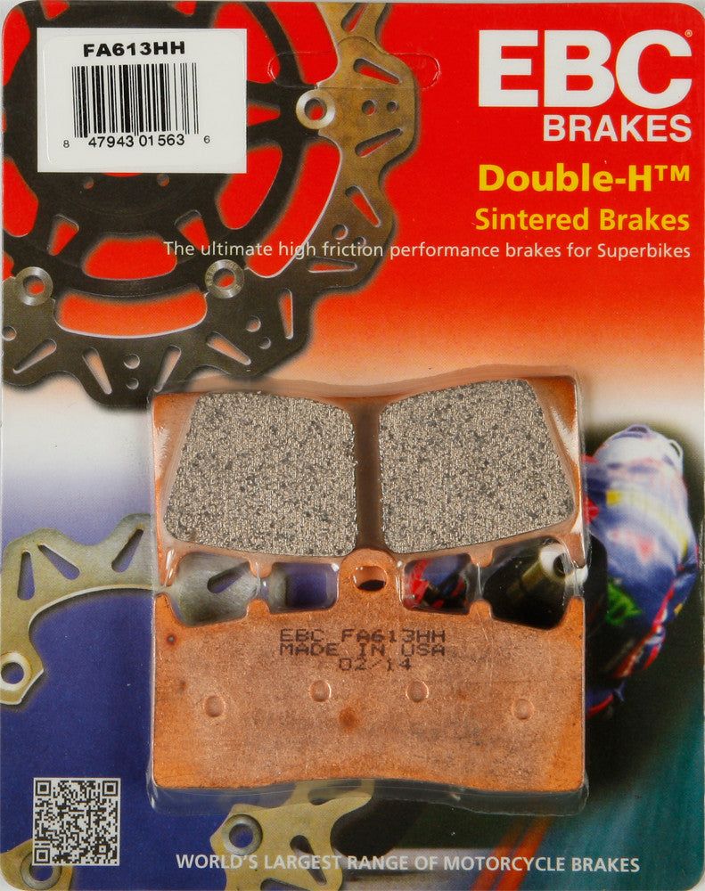 Load image into Gallery viewer, EBC 1 Pair Sintered HH Race Formula Brake Pads MPN FA613HH
