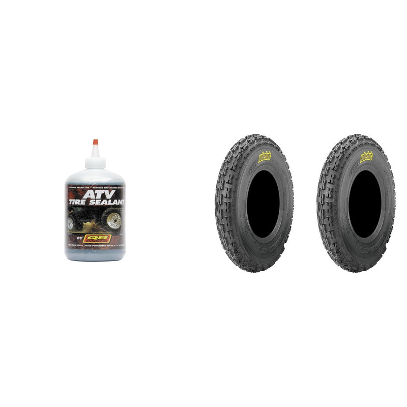 Load image into Gallery viewer, Set of 2 ITP Holeshot XC Front Tires 22x7-10 4-ply with QUADBOSS Sealant
