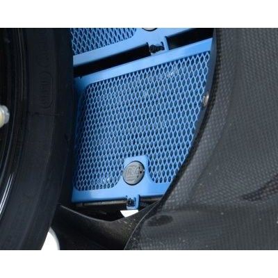 Load image into Gallery viewer, R&amp;G Racing Black Oil Cooler Guard For 2009-2014 BMW HP4 ABS
