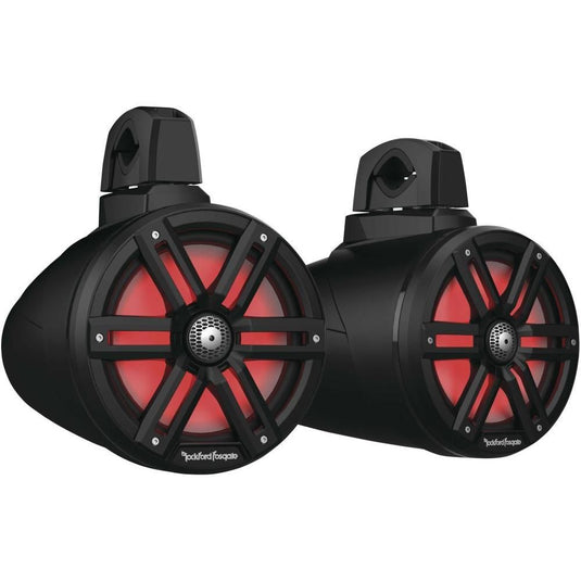 Rockford Fosgate Element Ready 8" Moto Can Speakers Black M2WL-8B