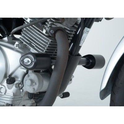 Load image into Gallery viewer, R&amp;G Racing Black Aero Style Crash Protection Bobbins For 2015-2017 Yamaha YBR125C Express
