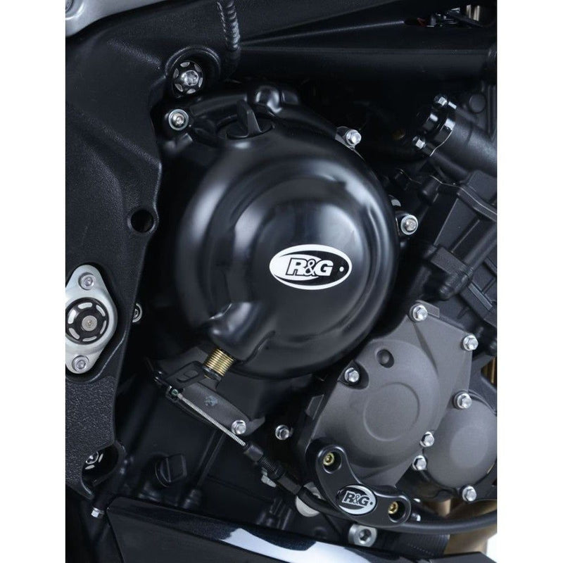 Load image into Gallery viewer, R&amp;G Racing Black Engine Case Covers Clutch For 2012-2016 Triumph Daytona 675
