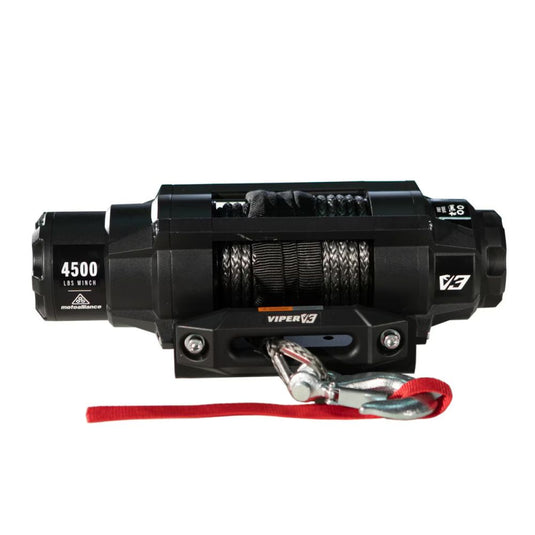Viper 4500lbs V3 Winch Black Rope With Mount For Yamaha Viking 700 2014-2019