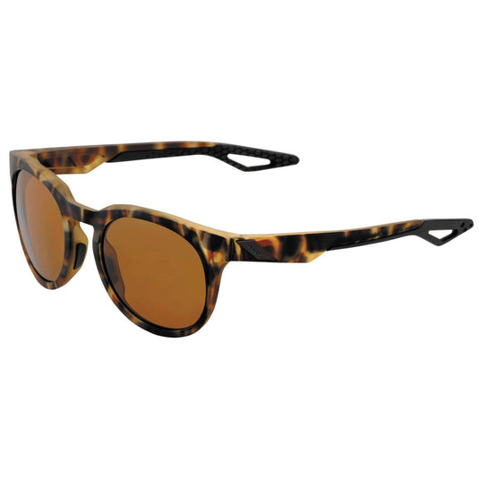 100% Campo Sunglasses Soft Tact Havana with Bronze PeakPolar Lens - 61026-089-49