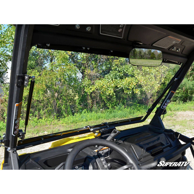 Load image into Gallery viewer, SuperATV Can-Am Defender Scratch Resistant Flip Windshield FWS-CA-DEF-70

