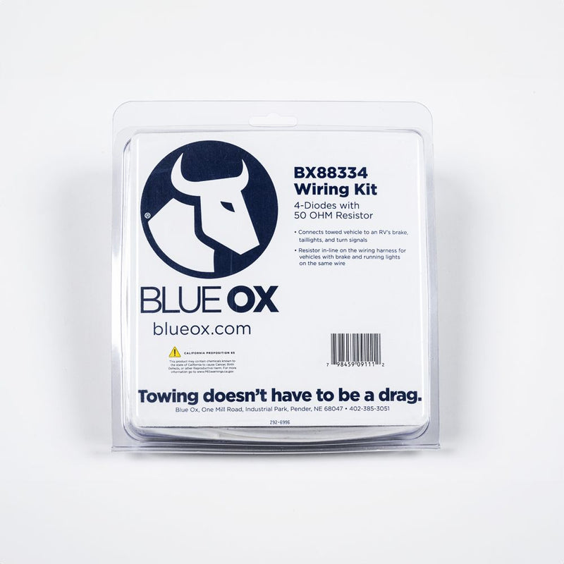 Load image into Gallery viewer, Blue Ox BX88334 Wiring Kit, 4 Diodes with 50 OHM Resistor for Towed Vehicles with Multiplex Wiring
