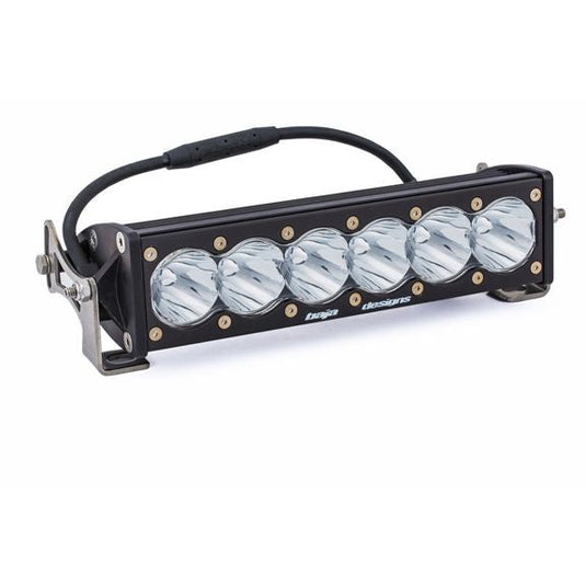 Baja Designs LED Light Bar 10 inch OnX6 Series Spot Pattern Clear Lens Universal 451001