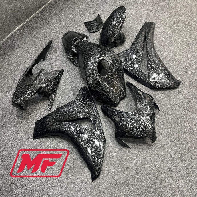 Monster Fairings Full Kit Honda CBR1000RR 08-11 Forged Carbon Fiber Style + Windshield + Gas Tank Cover