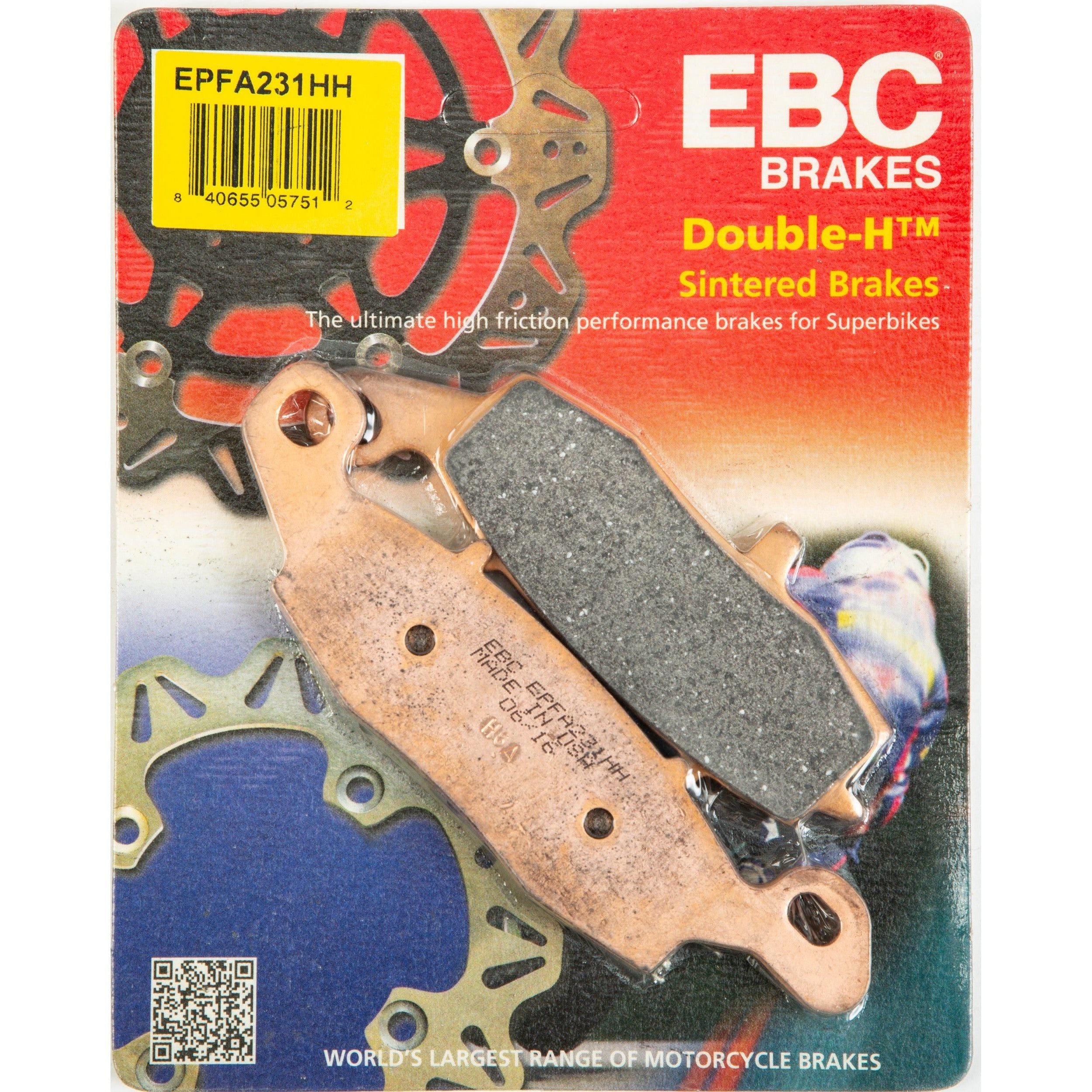 EBC 1 Pair EPFA Sintered Fast Street and Trackday Brake Pads MPN EPFA231HH