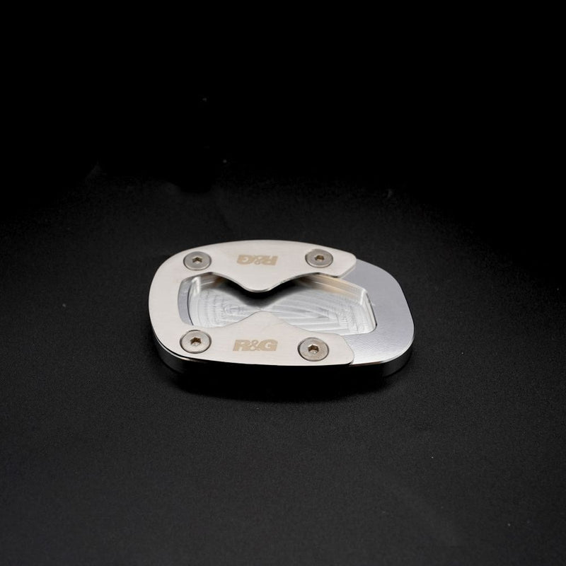 Load image into Gallery viewer, R&amp;G Racing Silver Kickstand Shoe For 2020-2024 Yamaha MT-03
