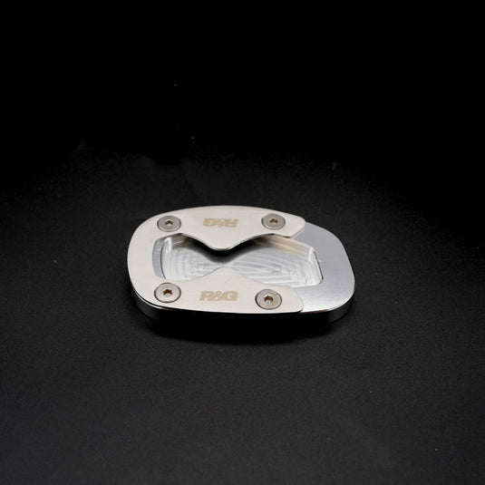 R&G Racing Silver Kickstand Shoe For 2020-2024 Yamaha MT-03