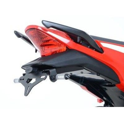 Load image into Gallery viewer, R&amp;G Racing Black Tail Tidy License Plate Holder For 2015-2020 Honda CBR300R
