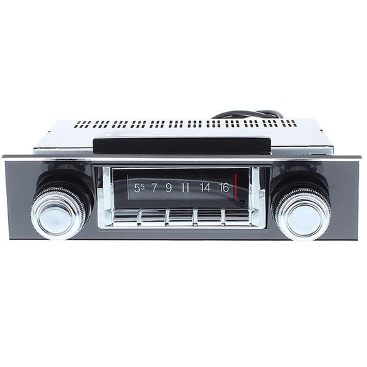 Custom Autosound 1967-68 Camaro 740 Premium Bluetooth Classic Car Stereo with Black Bezel