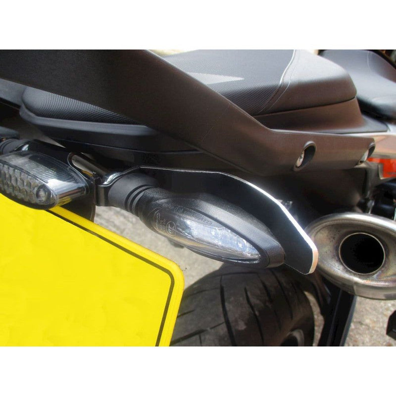 Load image into Gallery viewer, R&amp;G Racing Black Indicator Heat Shield For 2018-2020 KTM 790 Duke
